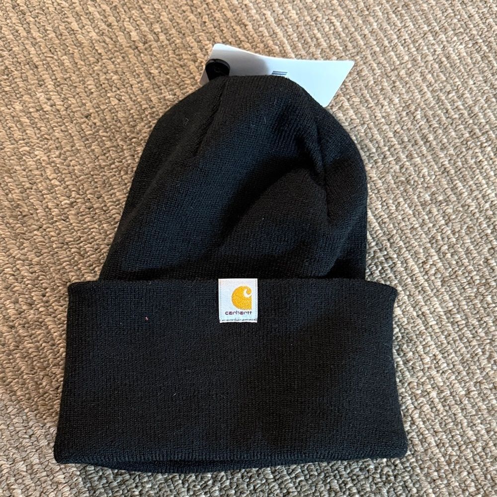 NWT Carhartt Classic Black Knit Hat